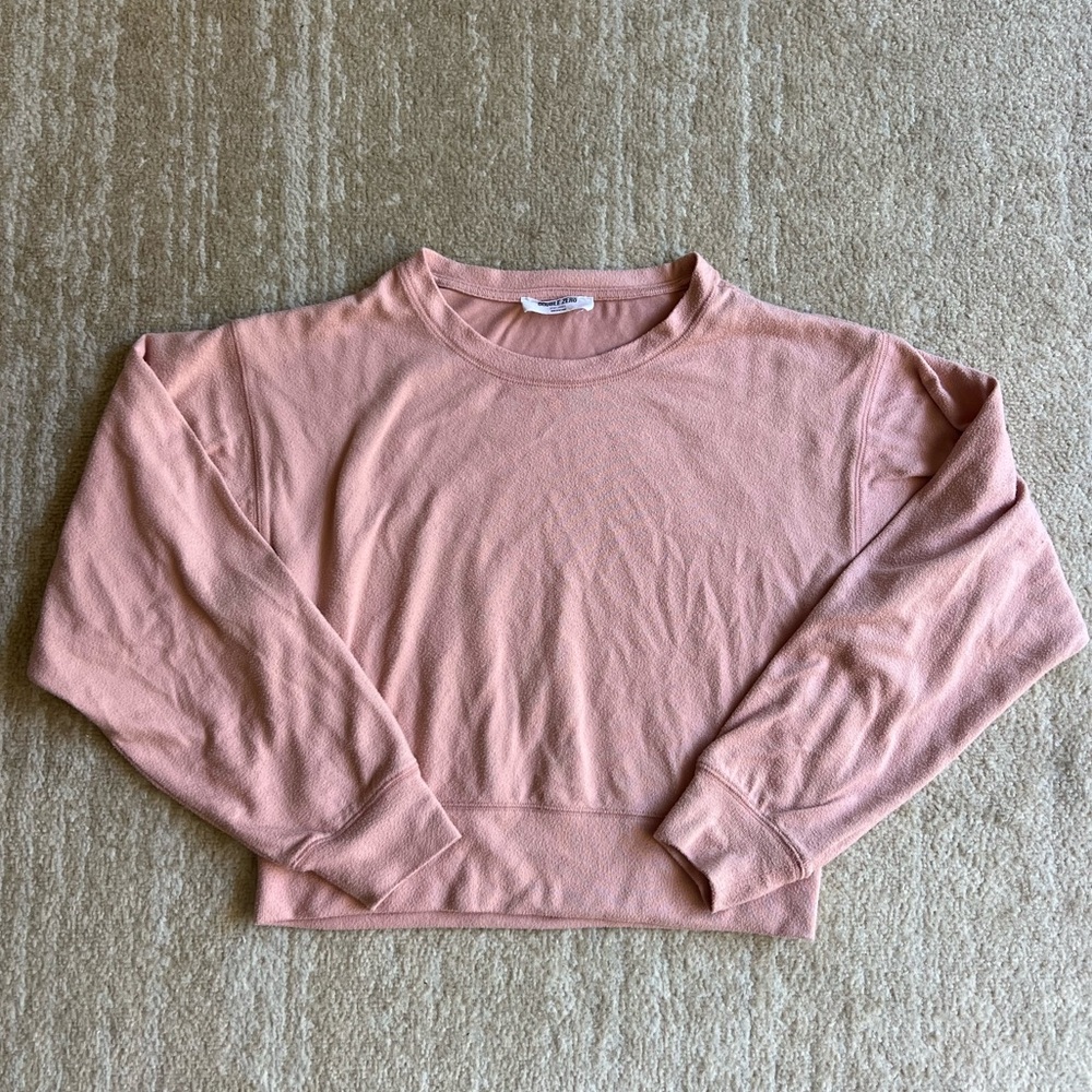 Women's Super Soft Pink Crew Neck